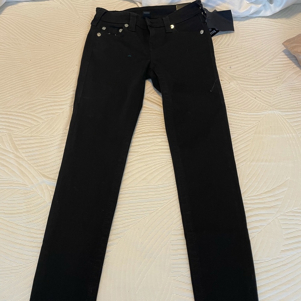 Black true religion skinny jeans